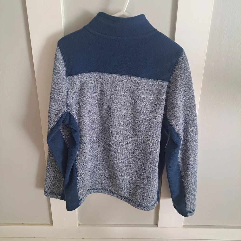Champion Youth Fleece Pullover Blue Half-Zip Size Small (6–7)